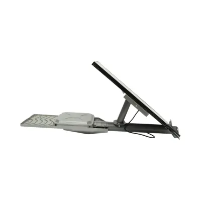 Lampa solara LED iluminat stradal 500W cu panou solar 50W, baterie LiFePO4 55000mAh, telecomanda si suport prindere Breckner Germany - imagine 13