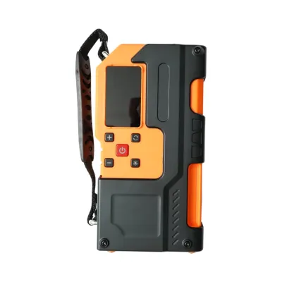 Robot pornire auto cu compresor aer portabil digital 150PSI, 12V, 120W, baterie Li-ion 8000mAh, Power Bank, lanterna LED, port USB/USB-C Breckner Germany - imagine 3