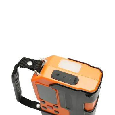 Robot pornire auto cu compresor aer portabil digital 150PSI, 12V, 120W, baterie Li-ion 8000mAh, Power Bank, lanterna LED, port USB/USB-C Breckner Germany - imagine 10
