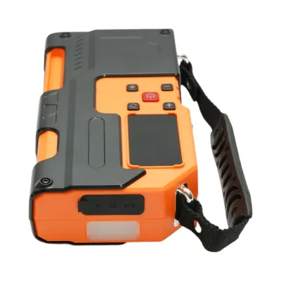 Robot pornire auto cu compresor aer portabil digital 150PSI, 12V, 120W, baterie Li-ion 8000mAh, Power Bank, lanterna LED, port USB/USB-C Breckner Germany - imagine 7
