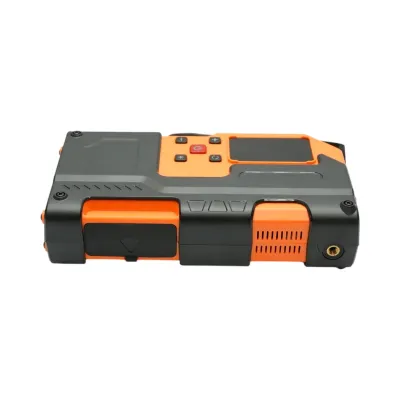 Robot pornire auto cu compresor aer portabil digital 150PSI, 12V, 120W, baterie Li-ion 8000mAh, Power Bank, lanterna LED, port USB/USB-C Breckner Germany - imagine 6