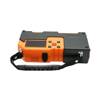 Robot pornire auto cu compresor aer portabil digital 150PSI, 12V, 120W, baterie Li-ion 8000mAh, Power Bank, lanterna LED, port USB/USB-C Breckner Germany - imagine 9