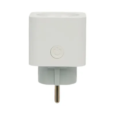 Priza inteligenta smart Wi-Fi alba 220V, 60Hz, 16A, 3680W, monitorizare consum, Bluetooth, aplicatie Tuya Smart Life - imagine 2