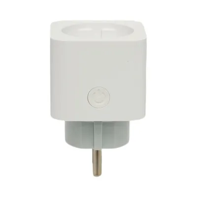 Priza inteligenta smart Wi-Fi alba 220V, 50/60Hz, 16A, 3680W, monitorizare consum, Bluetooth, aplicatie Tuya Smart Life - imagine 2