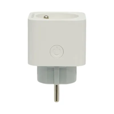 Priza inteligenta smart Wi-Fi alba Tip E 220V, 50/60Hz, 16A, 3680W, monitorizare consum, Bluetooth, aplicatie Tuya Smart Life - imagine 2