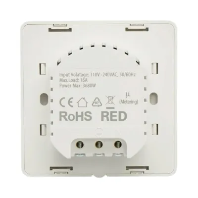 Priza inteligenta smart Wi-Fi alba incastrata 110-240V, 16A, 3680W, monitorizare consum, Bluetooth, aplicatie Tuya Smart Life - imagine 4