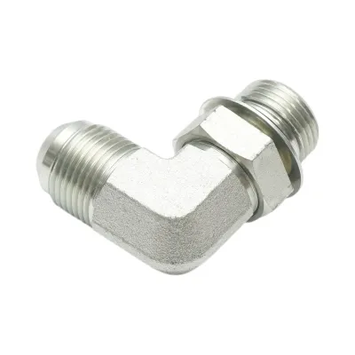 Cot racord hidraulic 90 grade 1-1/16-12 JIC x 1-1/16-12 ORB Case IH, New Holland cod OEM 526425008, 70921203, 70933483, 73016937, 746768, 79039238, 80166347, 80322894, 83975985, 86329S100, 89512235 - imagine 3