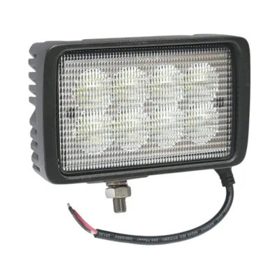 Proiector dreptunghiular LED 65W, 24V John Deere 152x106mm cod OEM AT165110 - imagine 3