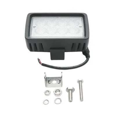 Proiector dreptunghiular LED 65W, 24V John Deere 152x106mm cod OEM AT165110 - imagine 2