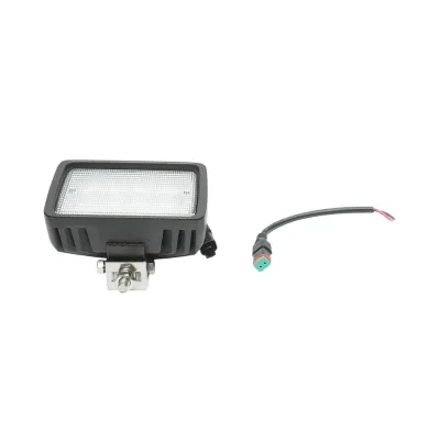Proiector dreptunghiular LED 65W, 24V John Deere 152x106mm cod OEM AT165110 - imagine 6