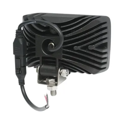 Proiector dreptunghiular LED 65W, 24V John Deere 152x106mm cod OEM AT165110 - imagine 5