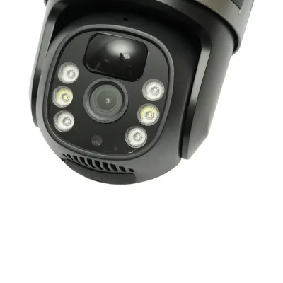Lampa solara LED iluminat stradal 800W cu camera supraveghere duala 6MP Wi-Fi, panou solar 40W, baterie LiFePO4 30000mAh, PTZ 360, night vision, detectie PIR Ai, aplicatie V380 Pro - imagine 15