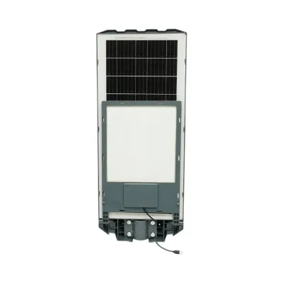 Lampa solara LED iluminat stradal 800W cu camera supraveghere duala 6MP Wi-Fi, panou solar 40W, baterie LiFePO4 30000mAh, PTZ 360, night vision, detectie PIR Ai, aplicatie V380 Pro - imagine 4