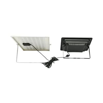 Proiector LED 60W, 6500K cu panou solar 8W, baterie LiFePO4 5000mAh si telecomanda IP67 Breckner Germany - imagine 3