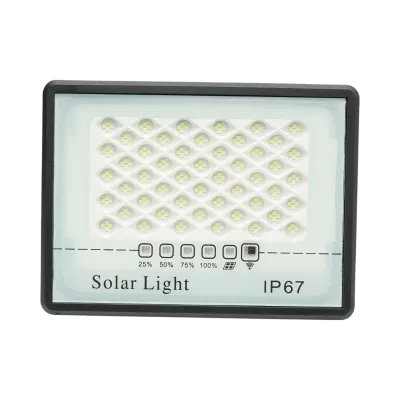 Proiector LED 60W, 6500K cu panou solar 8W, baterie LiFePO4 5000mAh si telecomanda IP67 Breckner Germany - imagine 6