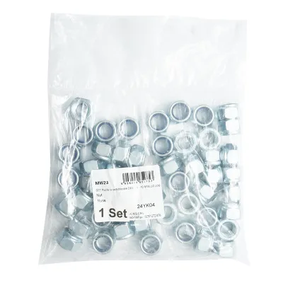 Set piulita zincata cu autoblocare DIN 985 M18 G10 50 bucati - imagine 2