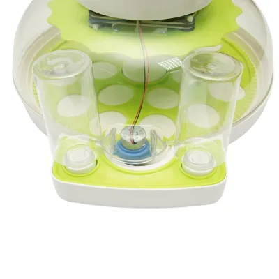 Incubator automat 18 oua 60W, 12V-220V, rotire automata, ovoscop LED, control temperatura, umiditate, afisaj digital, alarma - imagine 9
