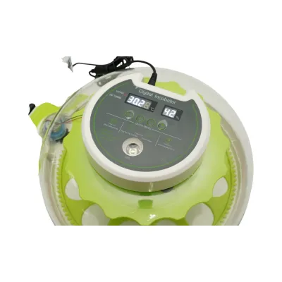 Incubator automat 18 oua 60W, 12V-220V, rotire automata, ovoscop LED, control temperatura, umiditate, afisaj digital, alarma - imagine 8