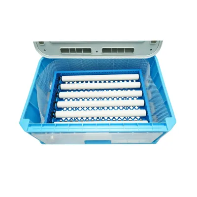 Incubator automat 24 oua 35W, 12V-220V, rotire automata, ovoscop LED, control temperatura, umiditate, afisaj digital, alarma - imagine 9
