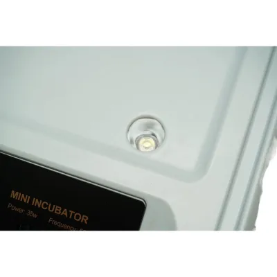 Incubator automat 24 oua 35W, 12V-220V, rotire automata, ovoscop LED, control temperatura, umiditate, afisaj digital, alarma - imagine 12