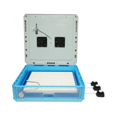 Incubator automat 100 oua 80W, 12V-220V, rotire automata, ovoscop LED, control temperatura, umiditate, afisaj digital, alarma - imagine 7
