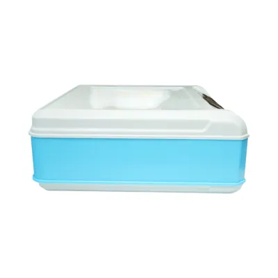 Incubator automat 100 oua 80W, 12V-220V, rotire automata, ovoscop LED, control temperatura, umiditate, afisaj digital, alarma - imagine 5