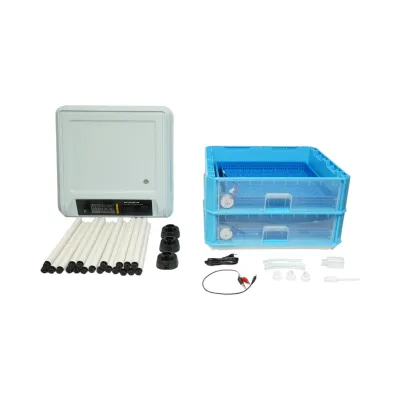 Incubator automat 128 oua 80W, 12V-220V, rotire automata, ovoscop LED, control temperatura, umiditate, afisaj digital, alarma - imagine 2