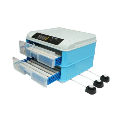 Incubator automat 128 oua 80W, 12V-220V, rotire automata, ovoscop LED, control temperatura, umiditate, afisaj digital, alarma - imagine 6