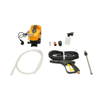 Aparat de spalat cu presiune 800W, 220V, 40 bar, debit 5 L/min cu pistol, rezervor spuma si furtun 7m Breckner Germany - imagine 3
