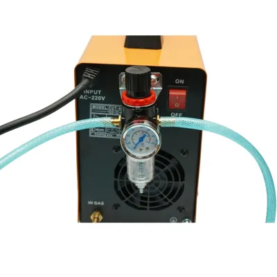 Aparat de taiere cu plasma tip invertor 40A, 220V, grosime 1-8mm, regulator presiune aer, afisaj digital CUT40 Breckner Germany - imagine 12
