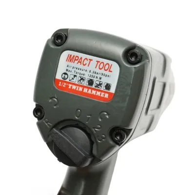 Pistol pneumatic de impact Twin Hammer reversibil 1/2 inch, cuplu 1250Nm, 3 trepte de putere, presiune 6.3 bar Breckner Germany - imagine 7