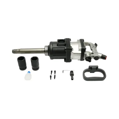 Pistol pneumatic de impact Pinless Hammer profesional 1 inch, cuplu 3600Nm, 3 trepte de putere R/L, presiune 8 bar, tubulare 32mm, 33mm incluse Breckner Germany - imagine 4