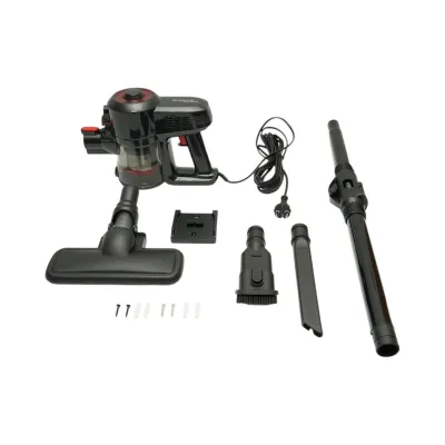 Aspirator vertical 2 in 1 cu fir 600W, 220V, putere aspirare 15 kPa, recipient praf 0.5L, filtru HEPA, tehnologie ciclonic, functie Flex Force Breckner Germany - imagine 2