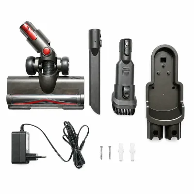 Aspirator vertical 2 in 1 fara fir 350W, putere aspirare 27 kPa, baterie Li-ion 2200mAh, recipient praf 0.8L, ecran tactil, perie iluminata LED, tehnologie ciclonica Breckner Germany - imagine 15