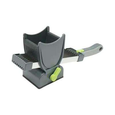 Feliator manual carne proaspata, 17 lame inox, grosime taiere 2/4mm pentru felii, fasii si cuburi Breckner Germany - imagine 9