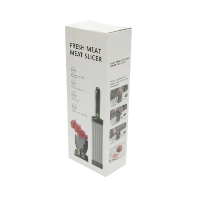Feliator manual carne proaspata, 17 lame inox, grosime taiere 2/4mm pentru felii, fasii si cuburi Breckner Germany - imagine 12