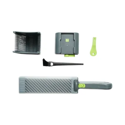Feliator manual carne proaspata, 17 lame inox, grosime taiere 2/4mm pentru felii, fasii si cuburi Breckner Germany - imagine 4
