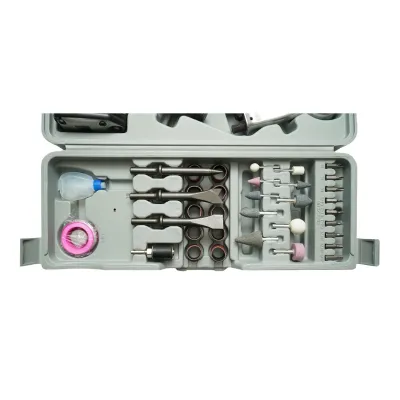 Trusa scule pneumatice cu pistol de impact, ciocan, clichet, polizor drept si accesorii 71 piese - imagine 6