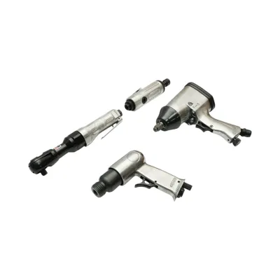 Trusa scule pneumatice cu pistol de impact, ciocan, clichet, polizor drept si accesorii 71 piese - imagine 7