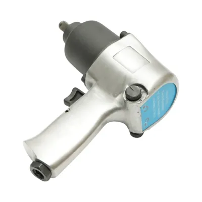 Trusa scule pneumatice cu pistol de impact Twin Hammer 1/2 inch, clichet 3/8 inch, 10 tubulare 9-27mm si accesorii 16 piese Breckner Germany - imagine 11