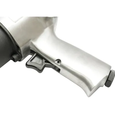 Trusa scule pneumatice cu pistol de impact Twin Hammer 1/2 inch, clichet 3/8 inch, 10 tubulare 9-27mm si accesorii 16 piese Breckner Germany - imagine 13