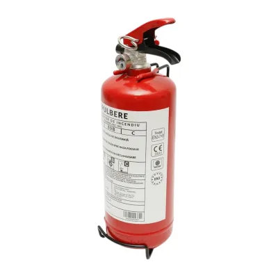 Stingator auto cu suport si pulbere ABC 2kg P2 - imagine 2