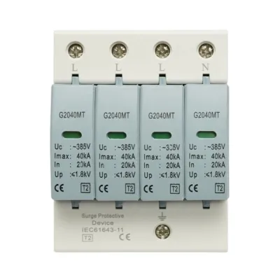 Descarcator supratensiune 4P SPD tip 2, 385V AC, 20kA/40kA WP-SPD-OBO-4P
