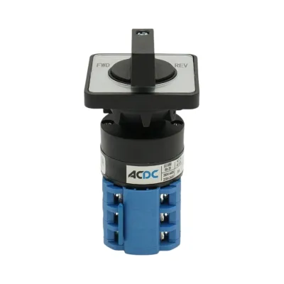 Comutator rotativ cu came 20A, 220V, 3 pozitii FWD-OFF-REV inversare sens rotatie motor electric monofazat Longroad - imagine 3