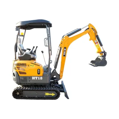 Mini excavator 1.8T pe senile cu semicabina, motor diesel Laidong 25CP, adancime sapare 2050mm, 3 cupe incluse 170/440/780mm THOR - imagine 4