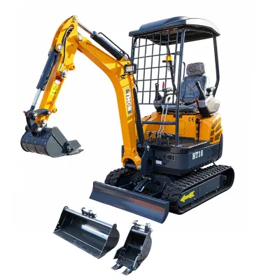 Mini excavator 1.8T pe senile cu semicabina, motor diesel Laidong 25CP, adancime sapare 2050mm, 3 cupe incluse 170/440/780mm THOR