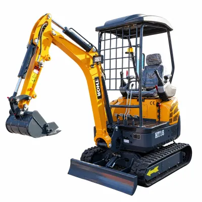 Mini excavator 1.8T pe senile cu semicabina, motor diesel Laidong 25CP, adancime sapare 2050mm, 3 cupe incluse 170/440/780mm THOR - imagine 2