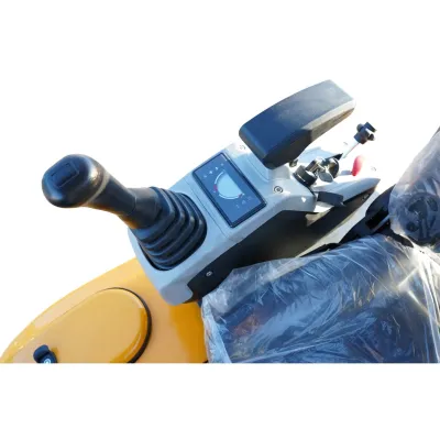 Mini excavator 2T pe senile cu semicabina, motor diesel Laidong 25CP, adancime sapare 2060mm, 3 cupe incluse 170/440/780mm THOR - imagine 8