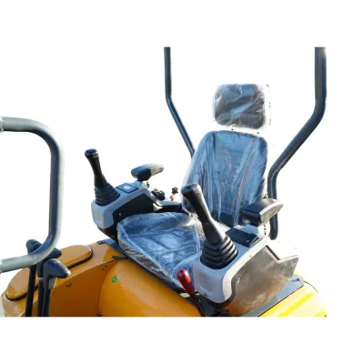 Mini excavator 2T pe senile cu semicabina, motor diesel Laidong 25CP, adancime sapare 2060mm, 3 cupe incluse 170/440/780mm THOR - imagine 6