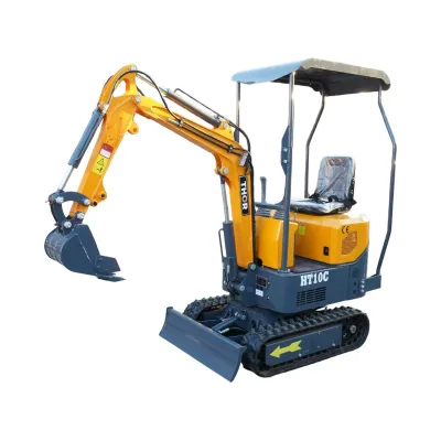 Mini excavator 1T pe senile cu semicabina, motor diesel 9.5CP, adancime sapare 1745mm, 3 cupe incluse 170/360/780mm THOR - imagine 2